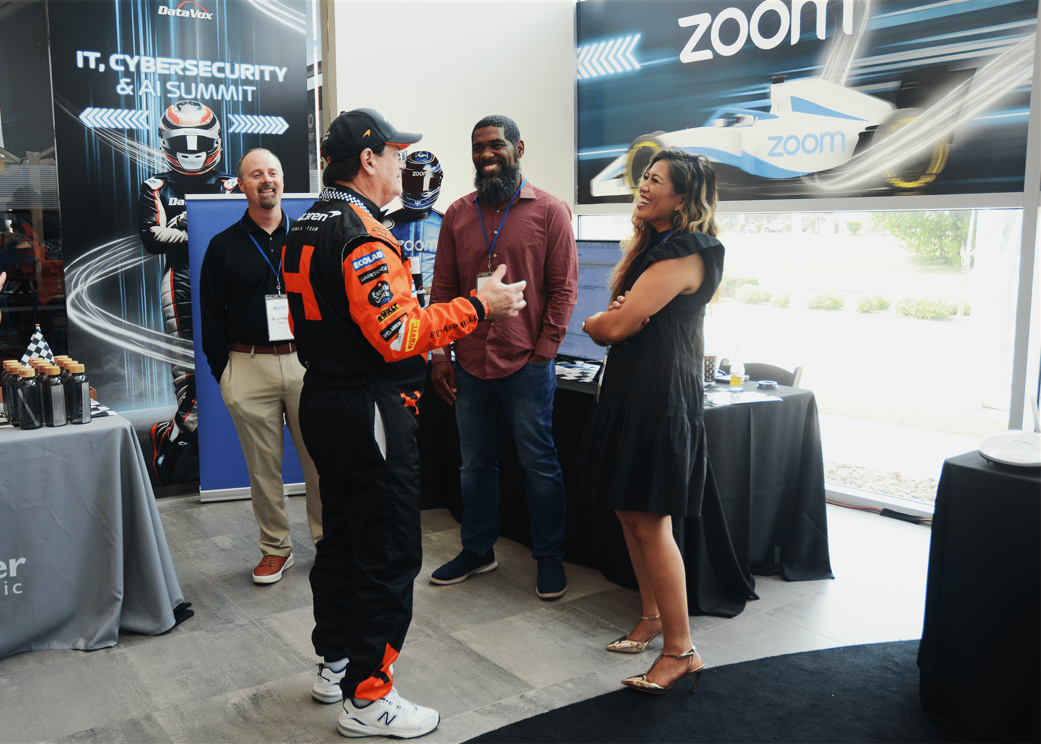 DataVox executive speaking to Zoom representative.